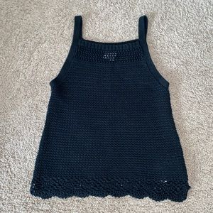 Black Abercrombie Kids Sweater Tank